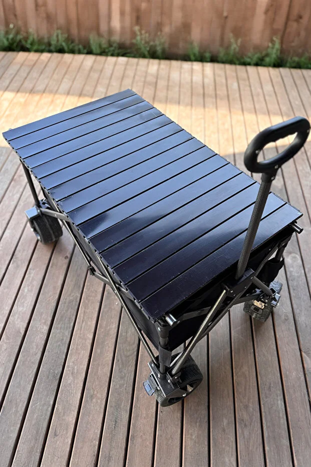 Masalı Fren Sistemli Katlanır Kamp Arabası Plaj Vagonu